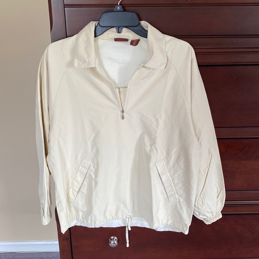 Bobby Jones cream color golf jacket